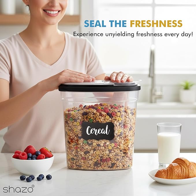 Shazo 3 PC Cereal Container Storage Set