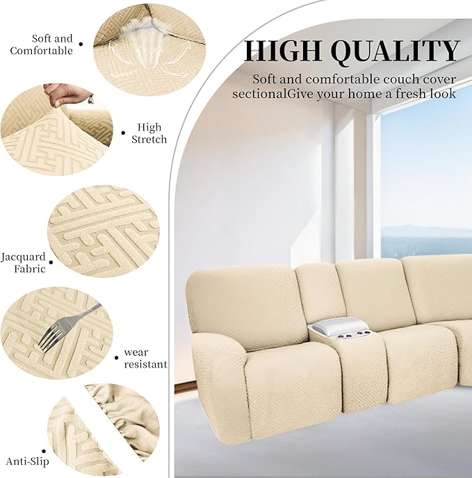 100% Waterproof Sectional Recliner Couch Covers