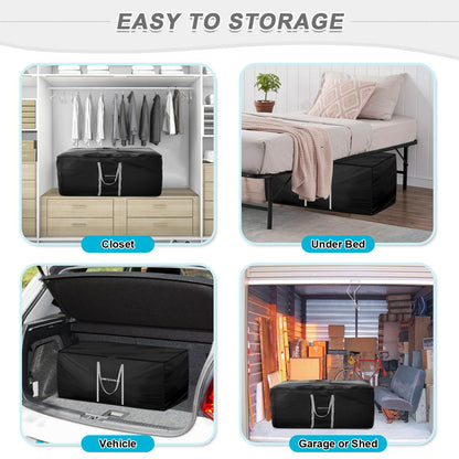 SIMPHAUS Storage Bags for Garden Cushions,Garden Furniture Cushion Storage Bag for Camping Mattress Blanket,Christmas Tree Storage Bag with Carry Handle,Anti UV 420D Oxford Fabric 150x60x80cm
