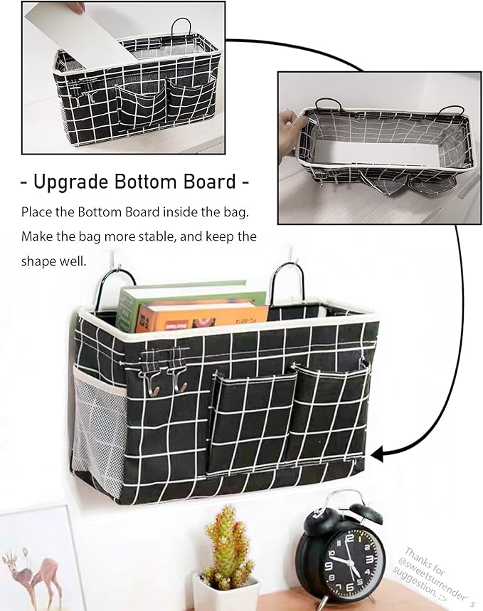 2pcs Hanging Baskets for Organizing, Fabric Wall storage Basket, Wall Organizer