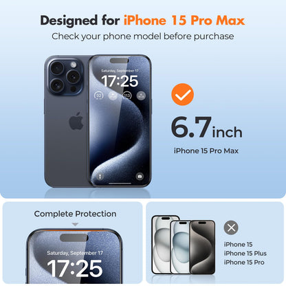 UNBREAKcable Shatterproof Tempered Glass Screen Protector for iPhone SE 2022/SE 2020, iPhone 8/7 [3-Pack] [99.99% HD Clear] [Easy Installation Frame] [9H Hardness][Bubble Free] for Apple 4.7''
