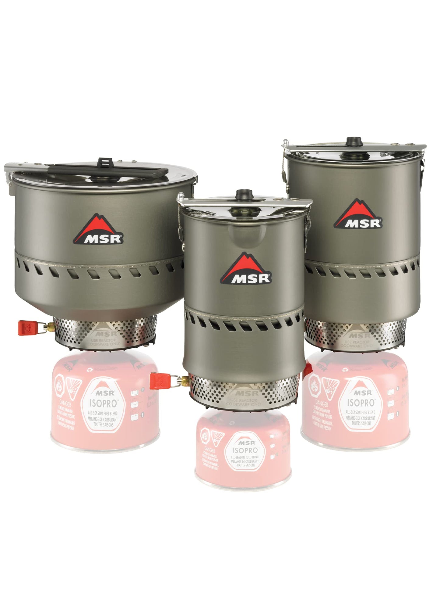 MSR Reactor Windproof Camping and Backpacking Stove System, 1.0L, 2024 Version