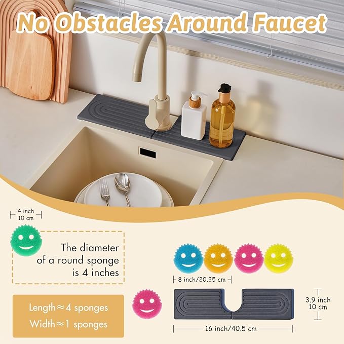 Kitchen Faucet Absorbent Mat