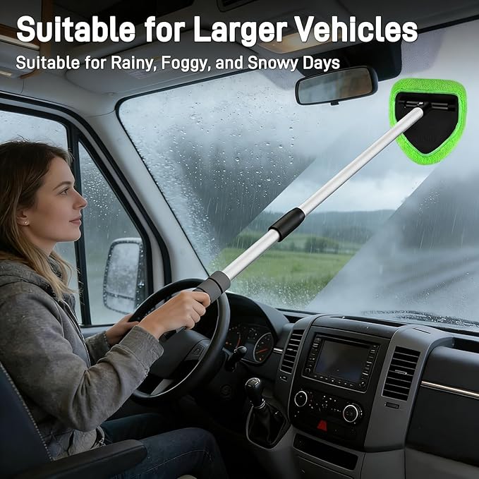 XINDELL 29-inch Windshield Cleaner Tool – Car Interior Window Cleaning Kit