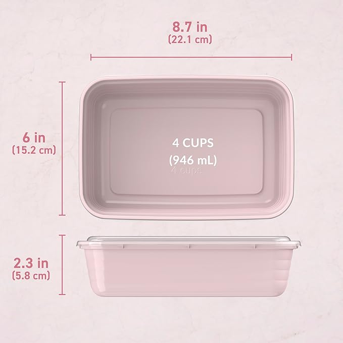 Bentgo Prep - 20-Piece 1-Compartment Reusable Meal Prep Containers