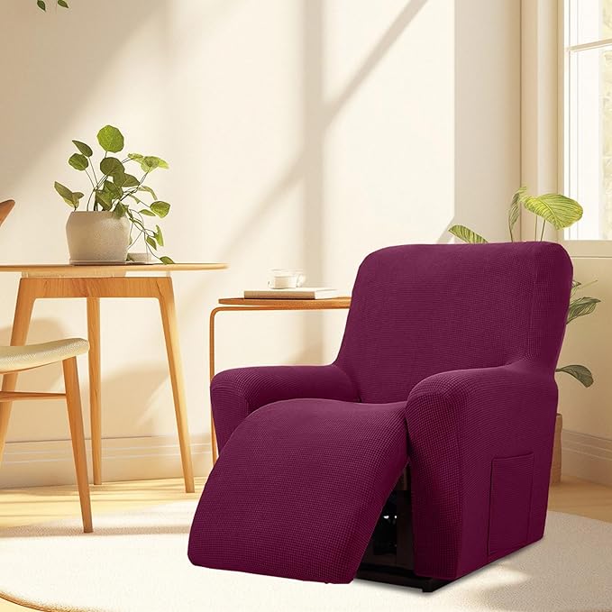 Cupuamon Recliner Chair Covers, Lazy Boy Recliner Covers Stretch Reclining