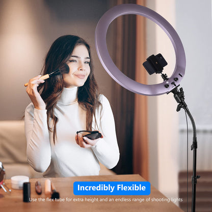 Neewer® 10"/25cm Metal Flexible Tube Arm for LED Video Lights, Ring Flash Light and Other Photography Accessories with 1/4" Screw Thread