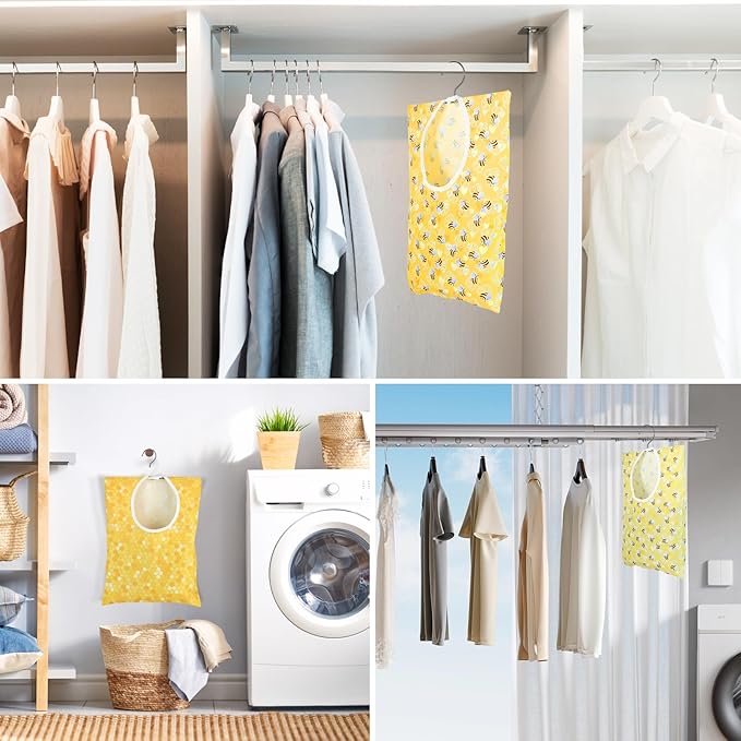 Bee Honeycomb Clothespin Holder