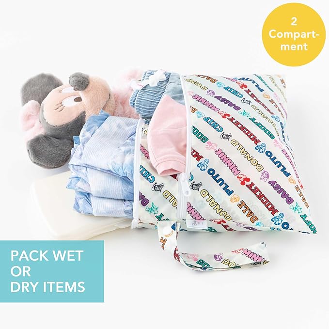 Bumkins Disney Waterproof Wet Dry Clutch Bag