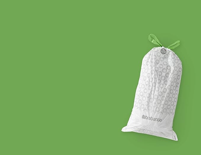 Brabantia PerfectFit Trash Bags Thick Plastic Trash Can Liners