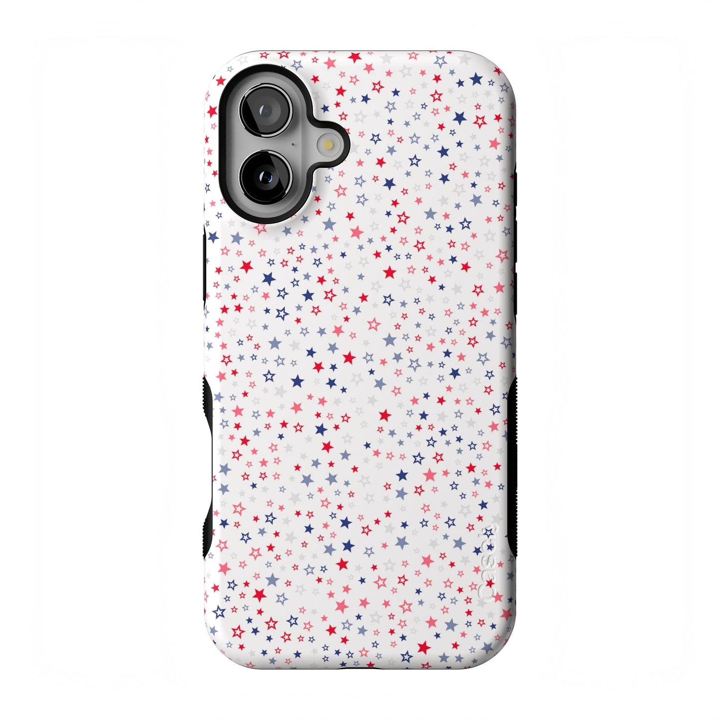 Casely iPhone 16 Plus Case | Blue Stripes | Sunday Best | Compatible with MagSafe | Bold Protective Design