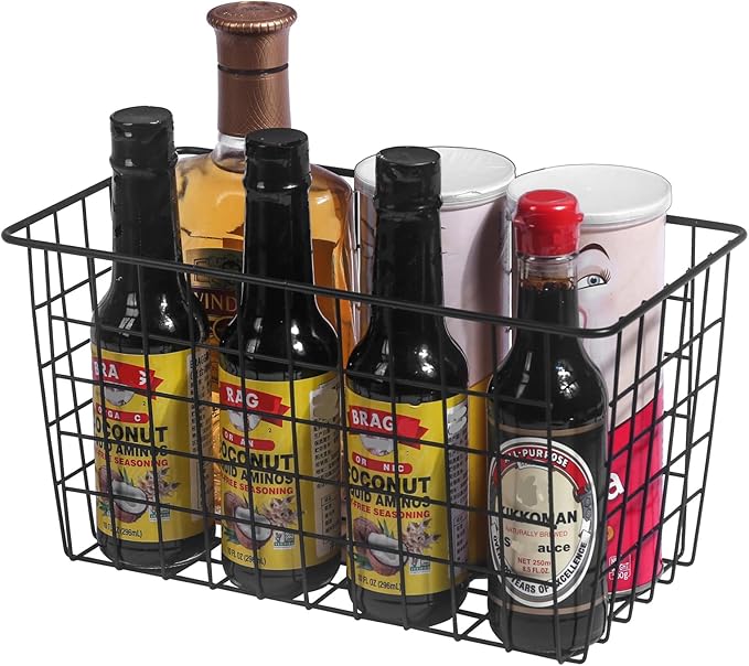 4 Pack【Extra Large】Hanging Kitchen Basket, Wire Storage Basket,