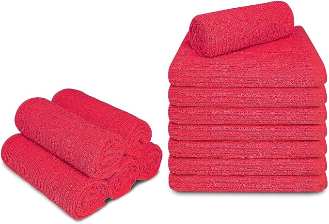 Softolle Bar Mop Towels, 16x19 Inches, 100% Cotton, Kitchen and Bar Cleaning