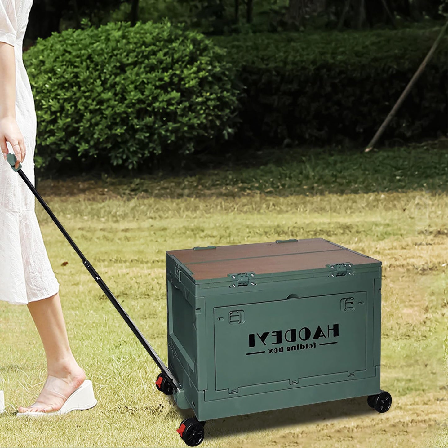 Ergocar Multi -Function Folding Storage Box,Which Can Stack The Storage Box, Suitable For Camping Supplies Storage, Snack Storage, Car Trunk