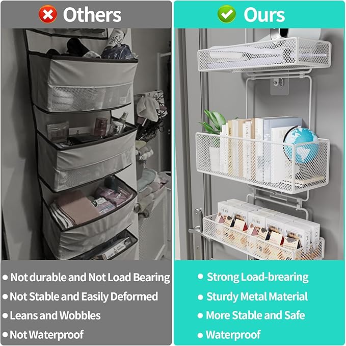 HapiRm Over Door Organizer Storage