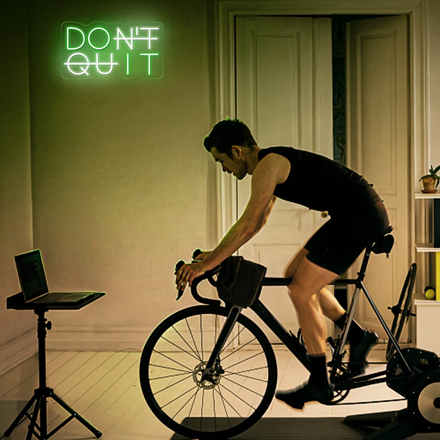 YIKBIK Don't Quit LED Neon Sign for Wall Decor, DO IT Neon Lights Party Decorations, USB Powered Switch LED Lights Adjustable for Office, Gym, Man Cave, Gamer Room Decor