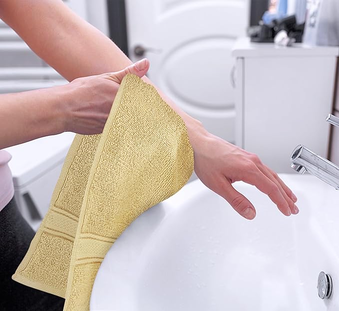 Utopia Towels 6 Pack Premium Hand Towels Set, 16 by 28 inches, 100% Ring Spun