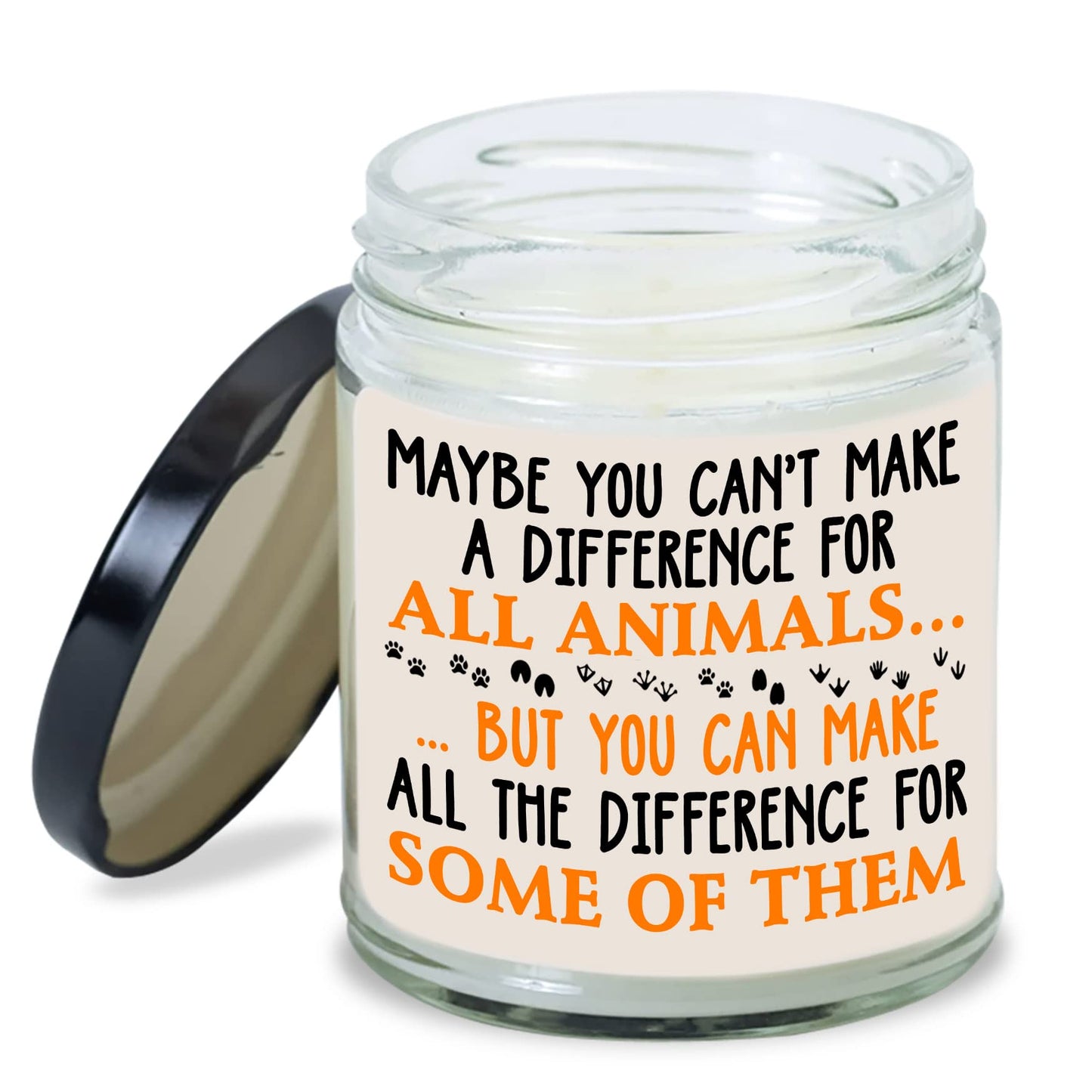 MEDROC Veterinary Candle Make Difference for Animals Gift for Vet Coworker Friend, Birthday Christmas Vet Week Gift Vet Tech Veterinarian Assistant Vet Student Graduation Home Decor