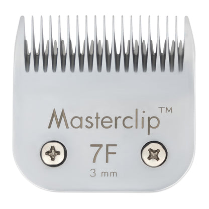 Masterclip Dog Clipping Blade A5 Clipper Blades 50F 40F 30F 15F 10F 9F 7F 7 5F 5# 4F 4# 3F 3# 2F 2# 5/8N Toe Blade Compatible Oster Andis (7F)
