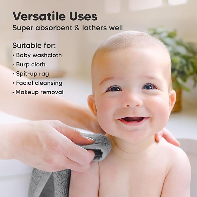 6-Pack Baby Washcloths