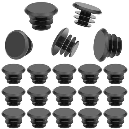 20 Pieces Plastic Handlebar Bar End Plugs Caps for Road Mountain Bike Most Bicycle