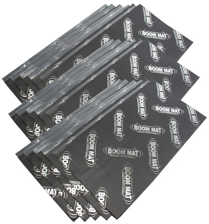 Design Engineering Boom Mat XL Deadening Material | 4mm 12.5" x 24" (15 Sheets) | Black | 050224