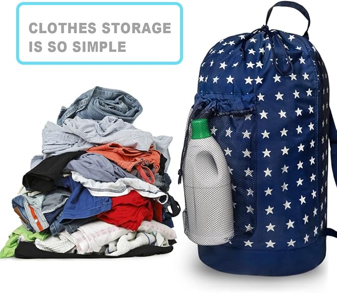 Dalykate Backpack Laundry Bag, Laundry Backpack