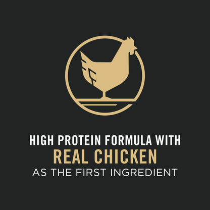 Purina Pro Plan Small Breed Dry Dog Food Chicken and Rice Formula With Guaranteed Live Probiotics - 18 lb. Bag