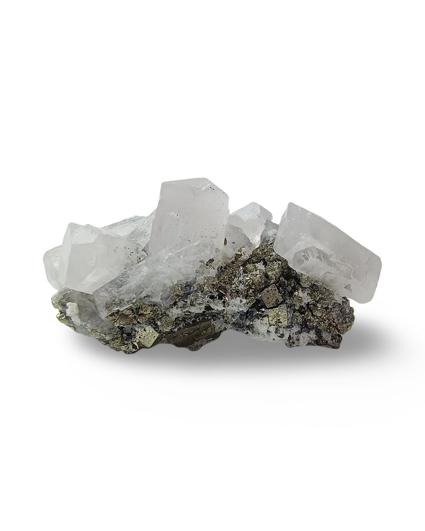 Natural Calcite Crystal from Peru - Authentic Energy Stone Specimen Formed with Several Crystals | Cluster, Druse or Twin Shapes | for Collection, Decoration or Gifting (11 to 12 Ounce)