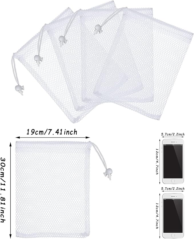 TecUnite 10 Pcs Mesh Laundry Bags