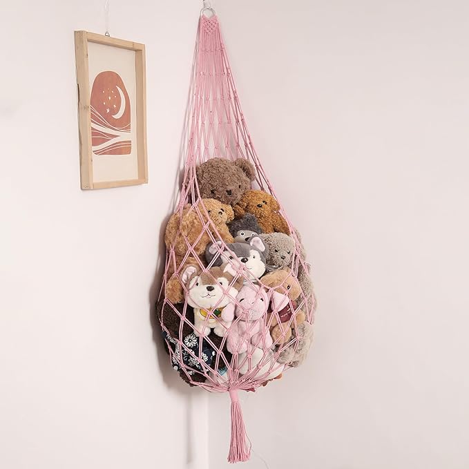 Stuffed Animal Hammock Corner Hanging Net