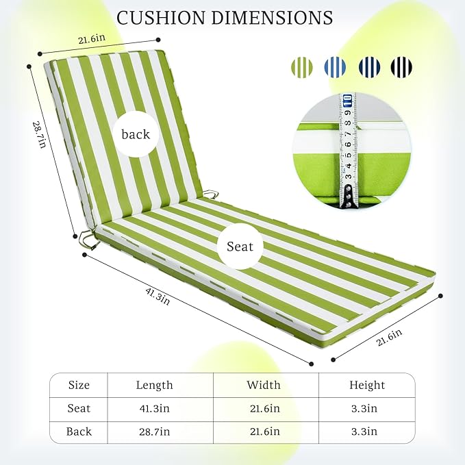 Chaise Lounge Cushions Outdoor
