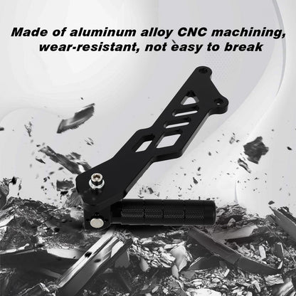 Dirt Bike Rear Foot Pegs Aluminum CNC Passenger Pedal Bracket Rest Footrests for Talaria MX3/MX4/MX5 Electric Dirt Bike Black