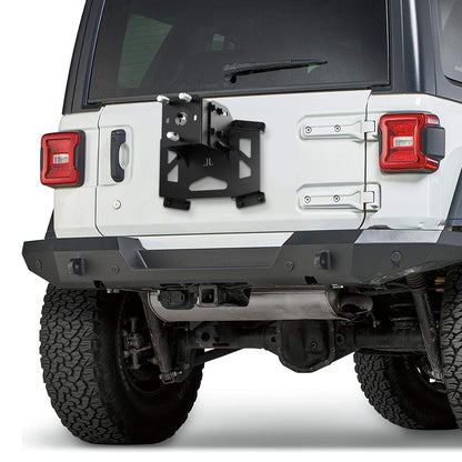 XOOKUN Adjustable jl Spare Tire Carrier Composition 2018 2019 2020 2021 2022 2023 2024 (Includes 4XE Models) Jeep Wrangler JL JLU 2/4 Doors with Camera Slot (Without Camera) Up to 40 inch