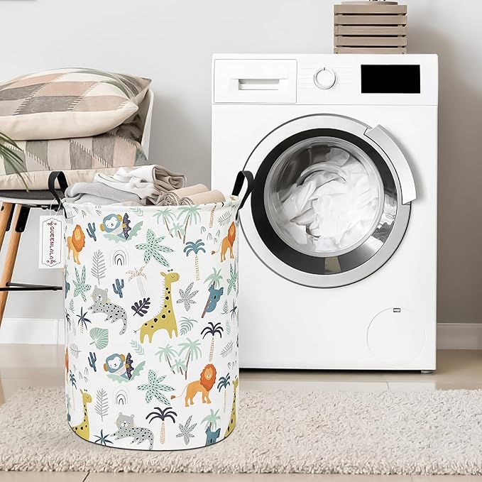 QUEENLALA Large Storage Basket, Laundry Hamper/Bathroom/Home Decor/Collapsible