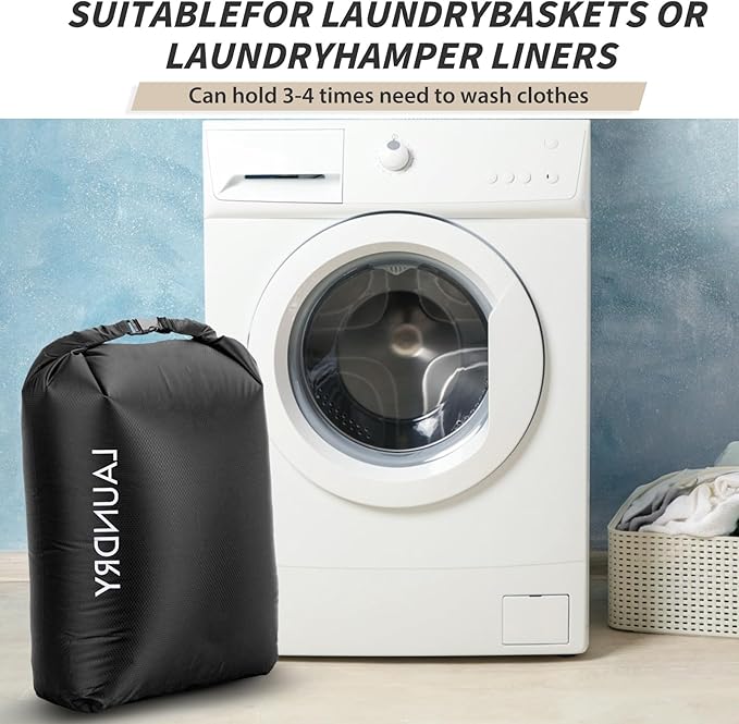 Travel Laundry Bag, Vacuum Compression Dirty Clothes Travel Bag Waterproof Wet