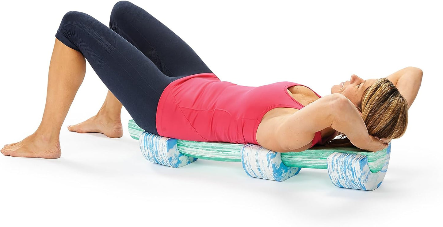 OPTP PRO-Roller Arch - Foam Roller Support and Positioning Tool – Use with 6-Inch Diameter Large Foam Rollers, A Short or Half Round Foam Roller