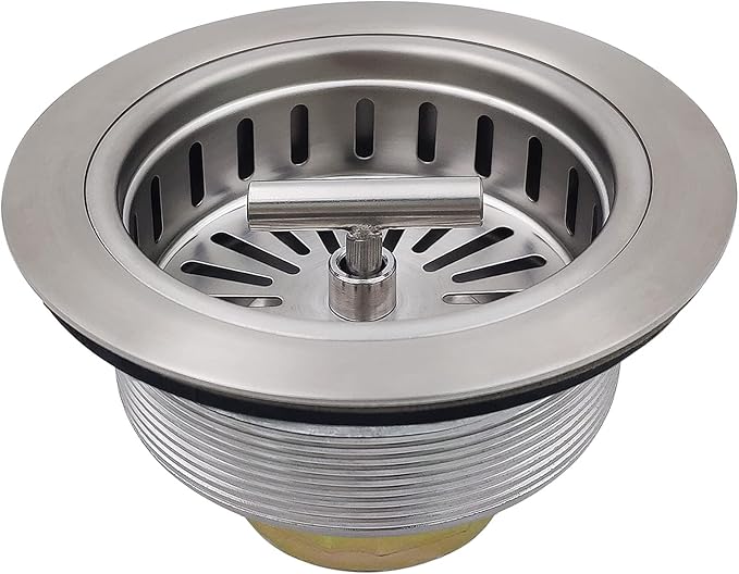3-1/2 Inch Brushed Nickel Sink Strainers