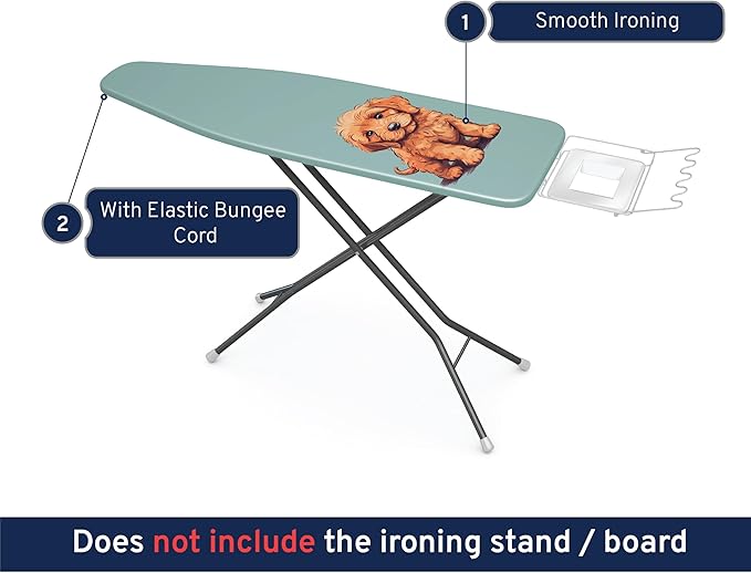 Encasa XO Ironing Board Cover and Pad 42"x14"