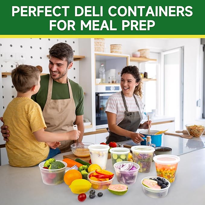 50 Set 16 oz Deli Containers