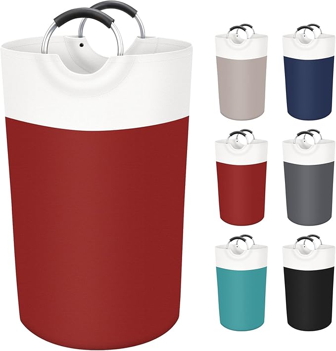BlissTotes 90L Laundry Basket, Freestanding Laundry Hamper, Collapsible Dirty