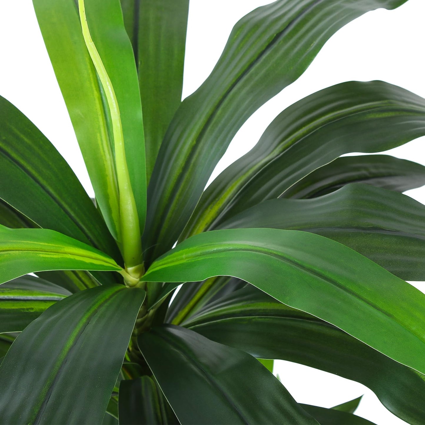 Yepdin Artificial Dracaena Tree 4FT, Fake Tree with Plastic Pot, Fake Tropical Yucca Floor Plant, Lifelike Foliage and Branches, Artificial Plants Indoor for Home Office Living Room Decor Indoor