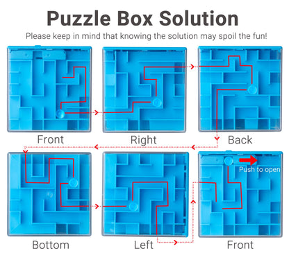 iKeelo Money Maze Puzzle Box (2 Pack) for Kids and Teens, Makes Cash Gift Giving More Fun