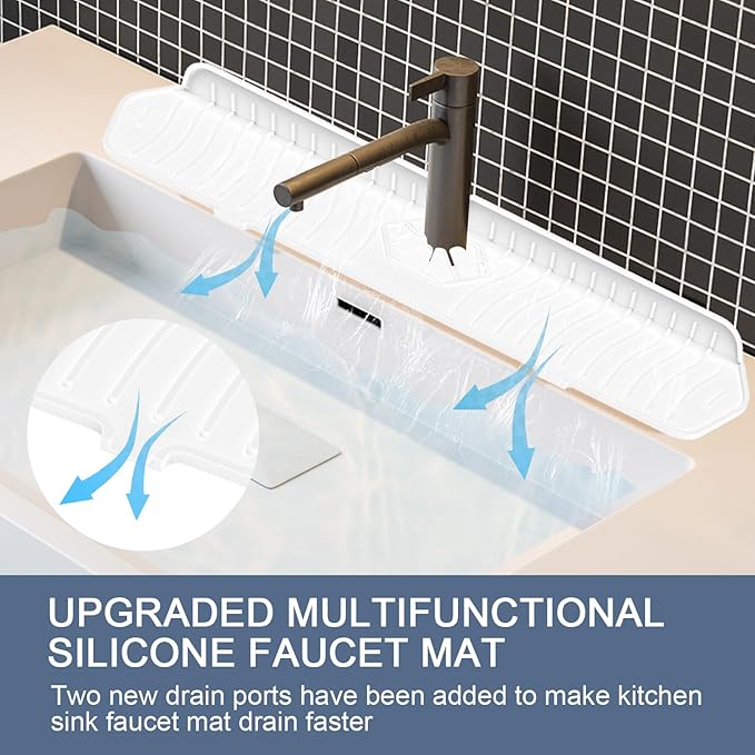 Faucet Guard - 90 Foldable Draining Mat