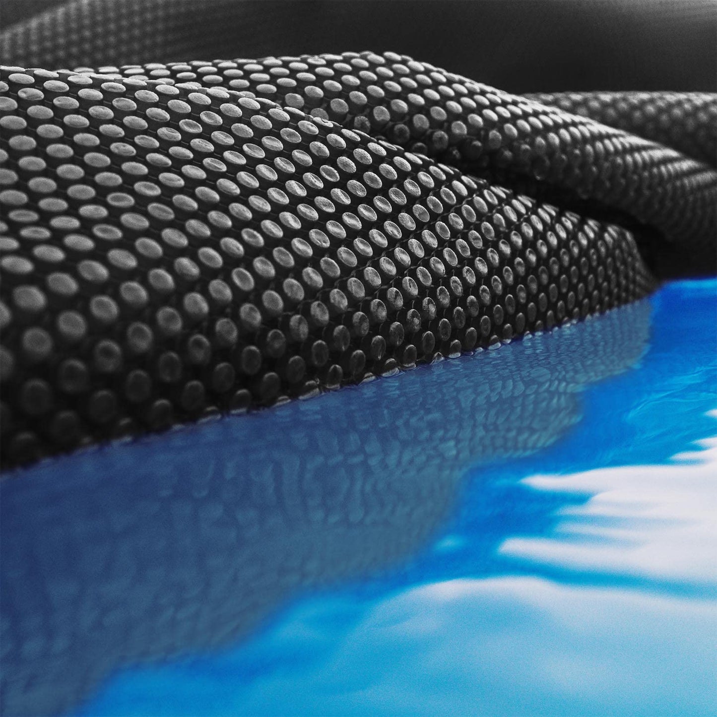 Pool Solar Heating Cover Pool Cover Pool Protection Foil Pool Solar Blanket Black Ø 3.6m 140 µ