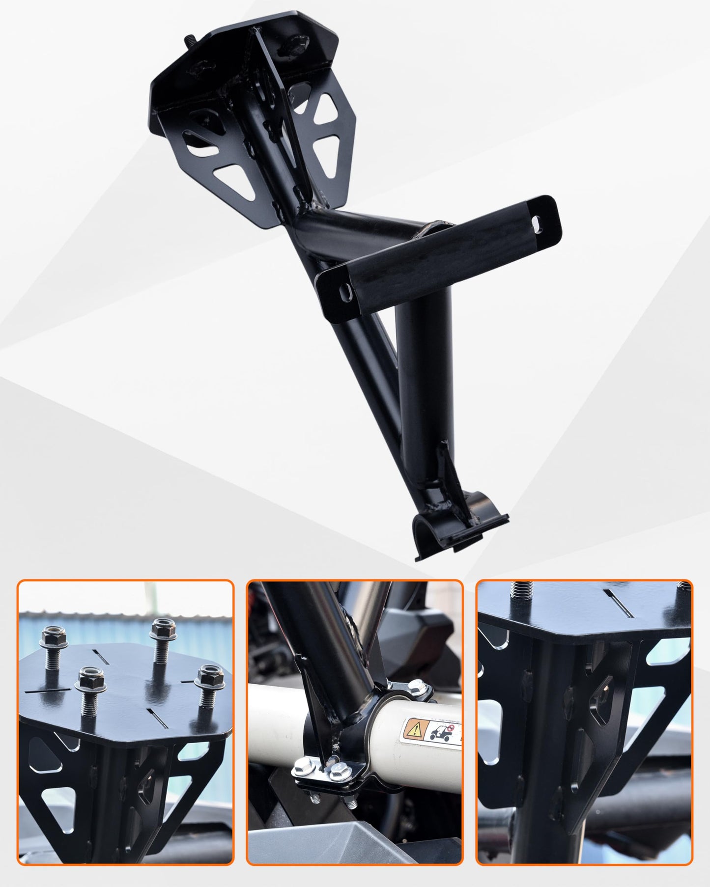 SAUTVS Heavy Duty Rear Spare Tire Carrier Mount Rack Holder for Can-Am Maverick X3 XDS XRS MAX Turbo RR 2017-2026 Accessories