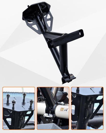 SAUTVS Heavy Duty Rear Spare Tire Carrier Mount Rack Holder for Can-Am Maverick X3 XDS XRS MAX Turbo RR 2017-2026 Accessories