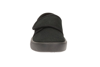 Clarks Hopper Run Kid Textile Plimsolls In Black Standard Fit Size 11½