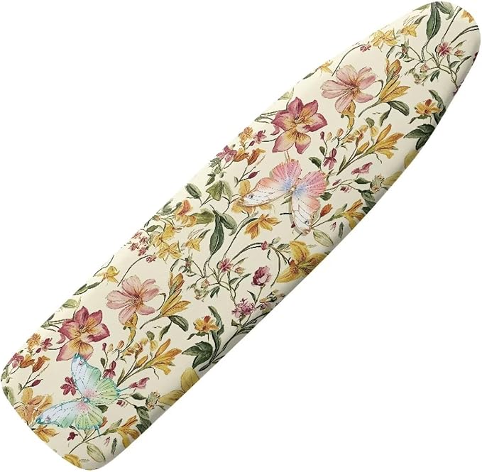 Butterfly Daisy Flower Ironing Board Pad and Cover Durable Thick Daisy Ironing