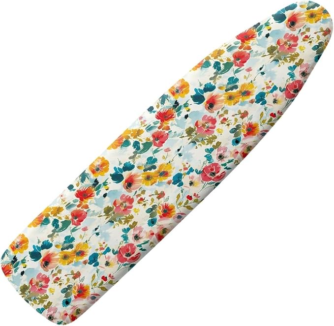 Vintage Floral Ironing Board Cover and Pad 15x54